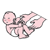 Fretful, dislikes being handled